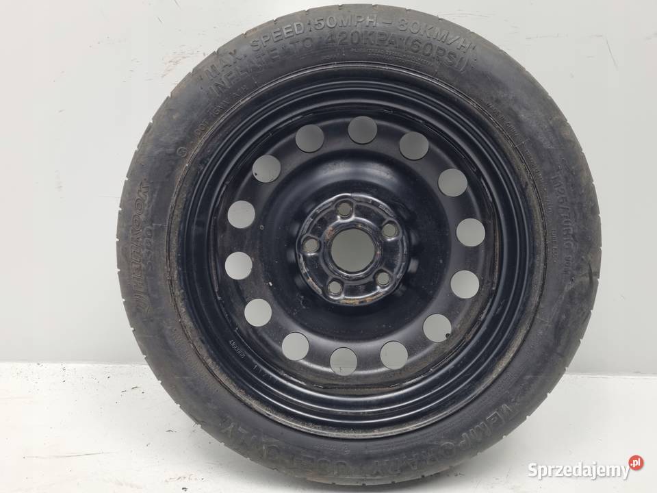 KOŁO ZAPASOWE DOJAZDOWE Audi Seat Vw Golf VI Rudka