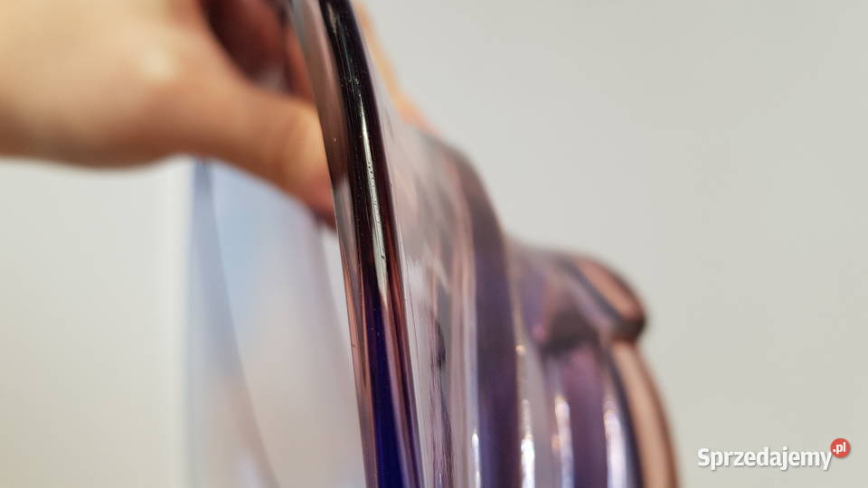 Misa miska Wir Młynek Ząbkowice kolorowe szkło Porcelana i szkło śląskie Dąbrowa Górnicza