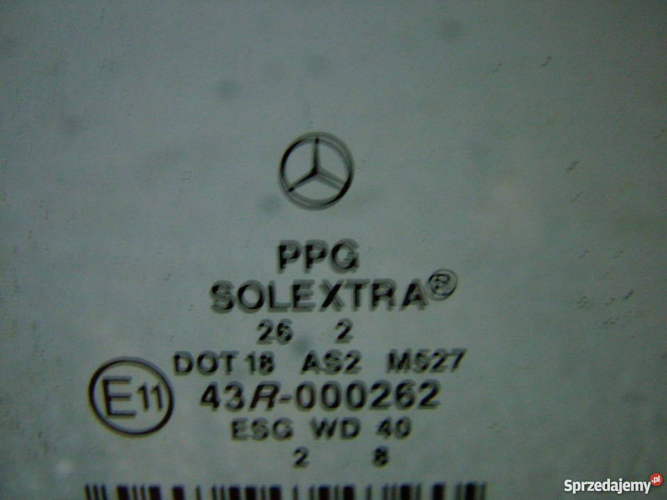 Mercedes W 211 Szyba Trójkąt Prawa Boczna Turek