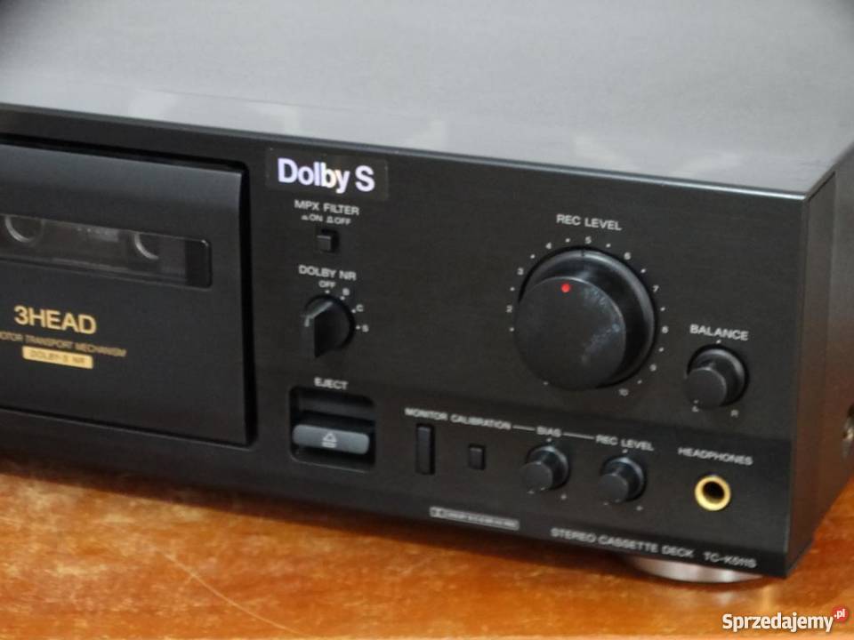 Magnetofon Sony TCK511S 3 Head Dolby S WYSYŁKA Jasło