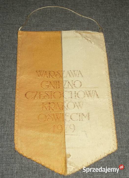 Papież Jan Paweł II proporczyk 1979 Pozostałe Piekary Śląskie