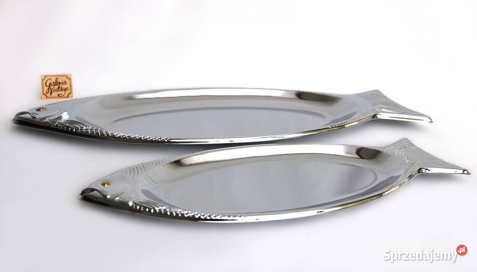 Taca patera półmisek ryba na rybę ryby stal 2 sprzedam