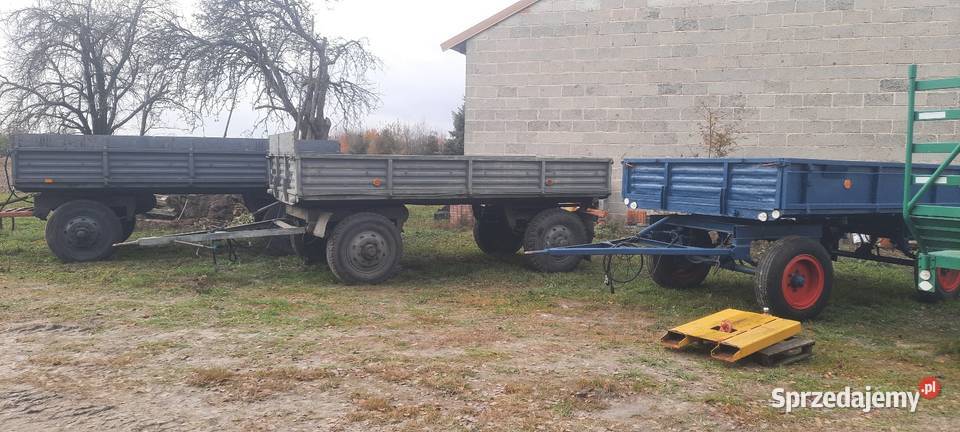 Przyczepa rolnicza Autosan b46 sztywna 45 tony Złoczew