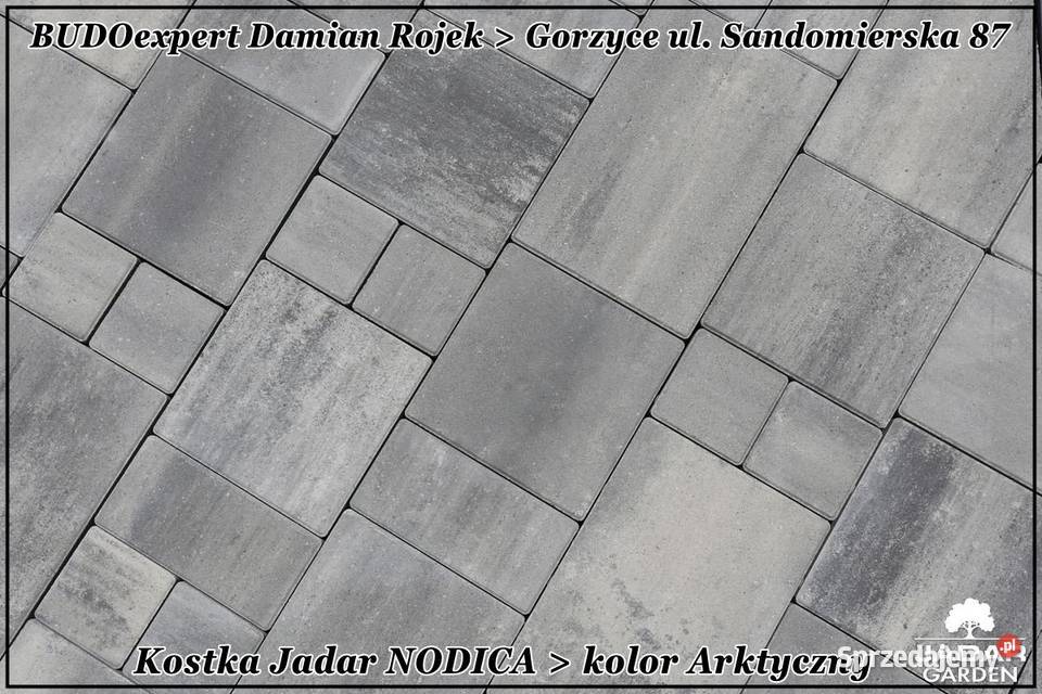 Nowoczesna kostka brukowa Jadar NODICA kolor Tarnobrzeg