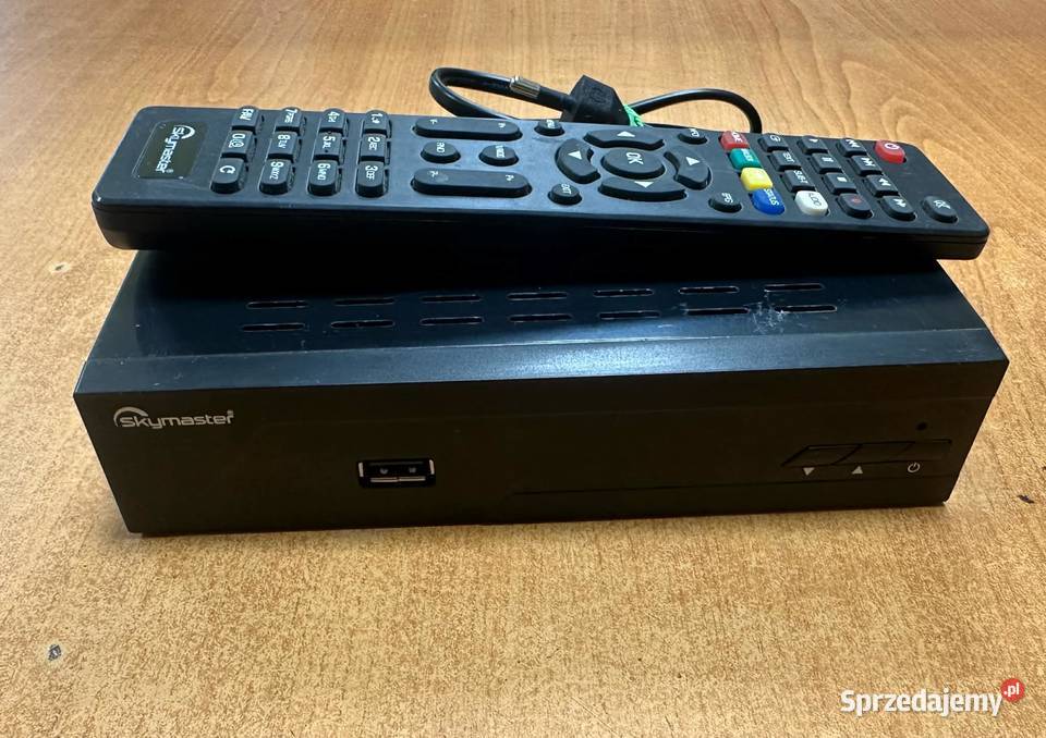 Dekoder DVBT2 SkyMaster STB M265 pilot