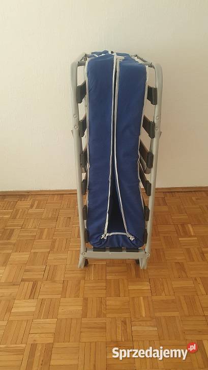 Łóżko Polowe na stelażu składane