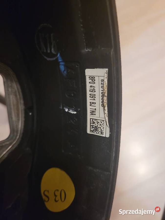 AUDI A3 8P 0407 KIEROWNICA SKÓRZANA 8P0419091BJ kierownice Lublin