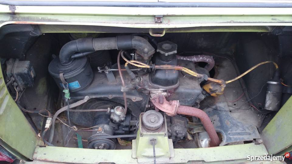 Fiat 126 Zielony Groszek Wełnica