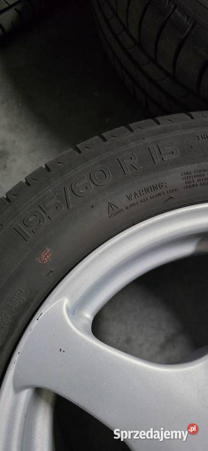 Kola Mzw R15 4x1143 z oponami zetnimi 195 60 r15 mazowieckie Warszawa