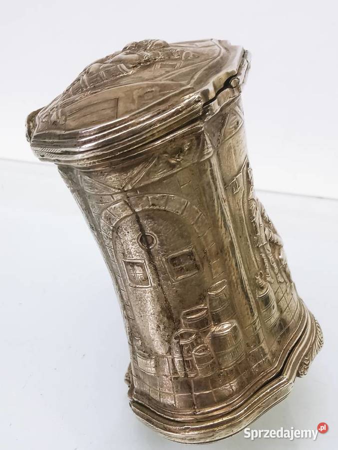 Hanau Tabakierka Srebro 800 Tabakierka Nowa Sól