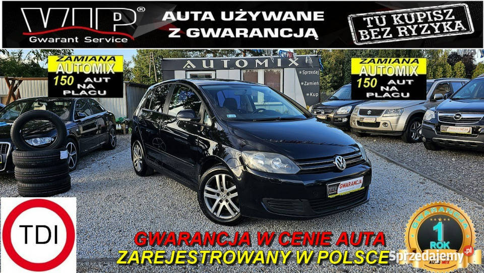 Volkswagen Golf Plus 3 19 TDI 105 Nowe sprzęgło
