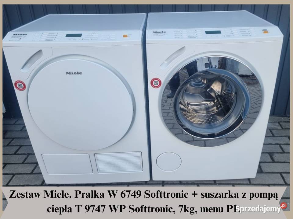 Zestaw Miele Pralka W 6749 suszarka z pompą T Wrocław sprzedam