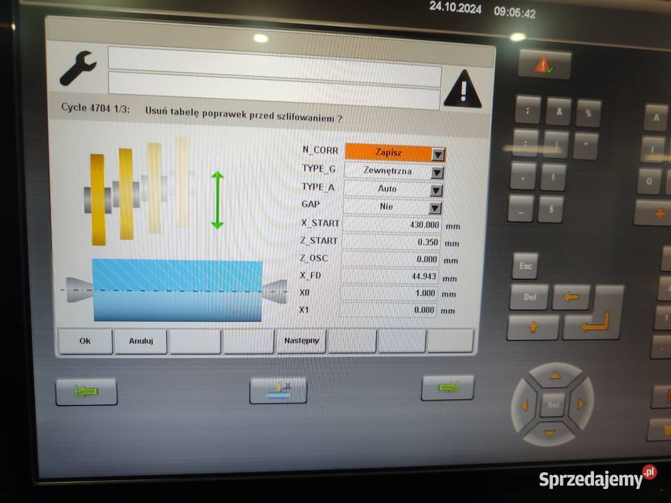 Szlifierka CNC typ BUB E 322000 CNC Toruń