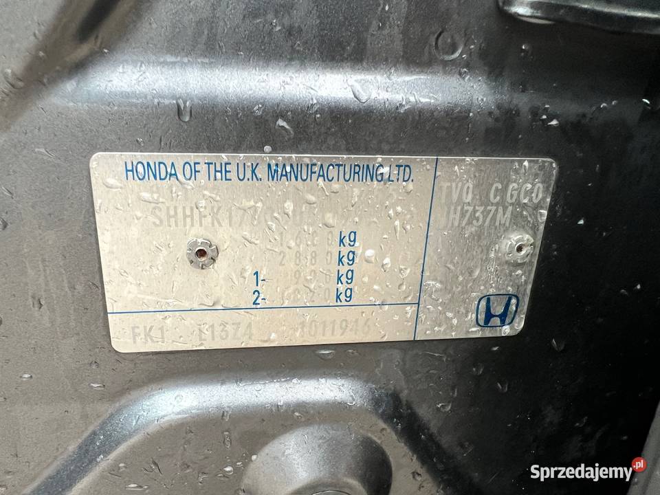 Honda Civic 5drzwi Kamera alu salon