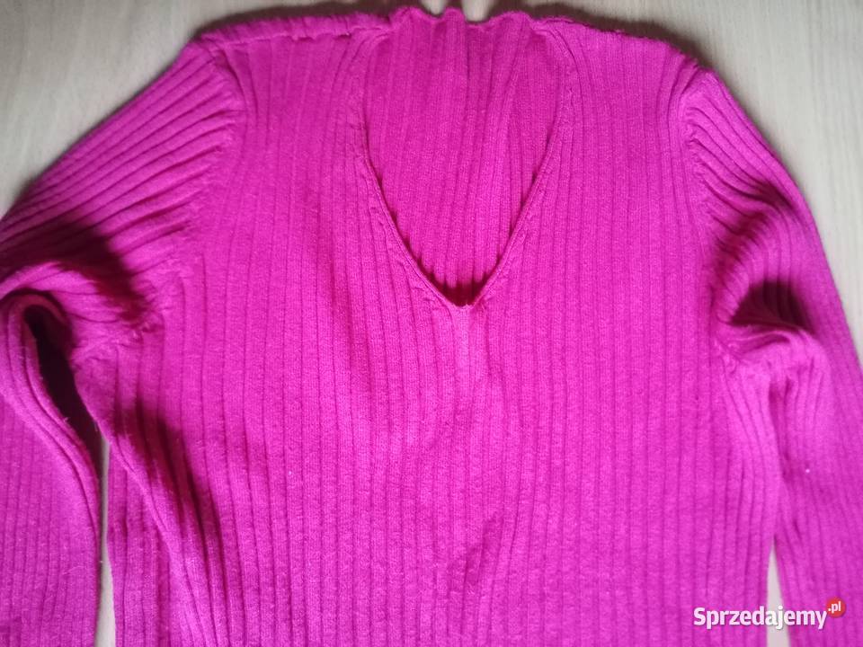 Bluzka z długim rękawem malinowa rozmiar 146152 Łódź sprzedam