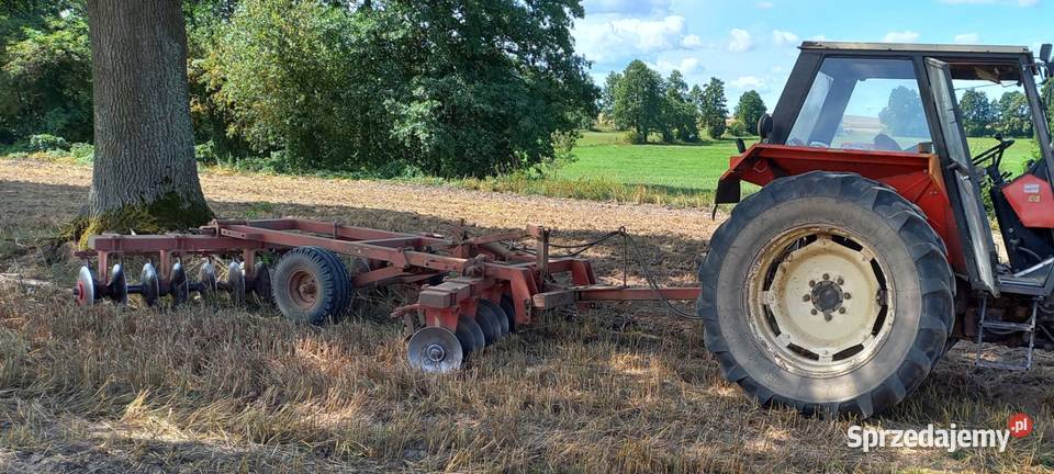 Brona talerzowa talerzówka ciągana Souchu Pinet podlaskie Wąsosz