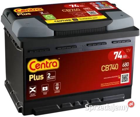 Akumulator Centra PLUS CB740 74Ah 680A Radom
