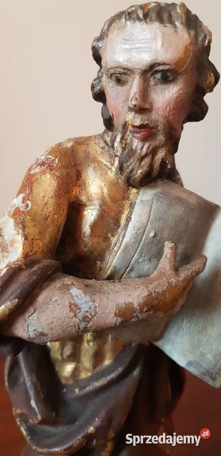 Rzeźba figura barokowa polichromia XVIII wiek Antyki warmińsko-mazurskie