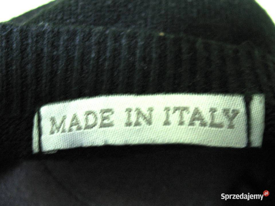 Bluzka cienki sweter z akrylu Italia 42 44 biust