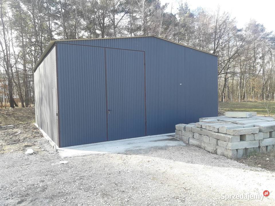 D171 GARAŻ BLASZANY DREWNOPODOBNY Magazyn Wiata Częstochowa