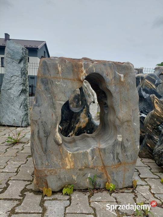 Rzeźba ogrodowa ozdoba kamień naturalny onyx