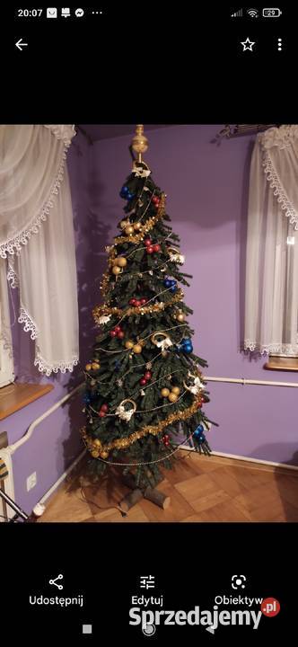 Choinka na pniu sztuczna 210 śląskie Myszków