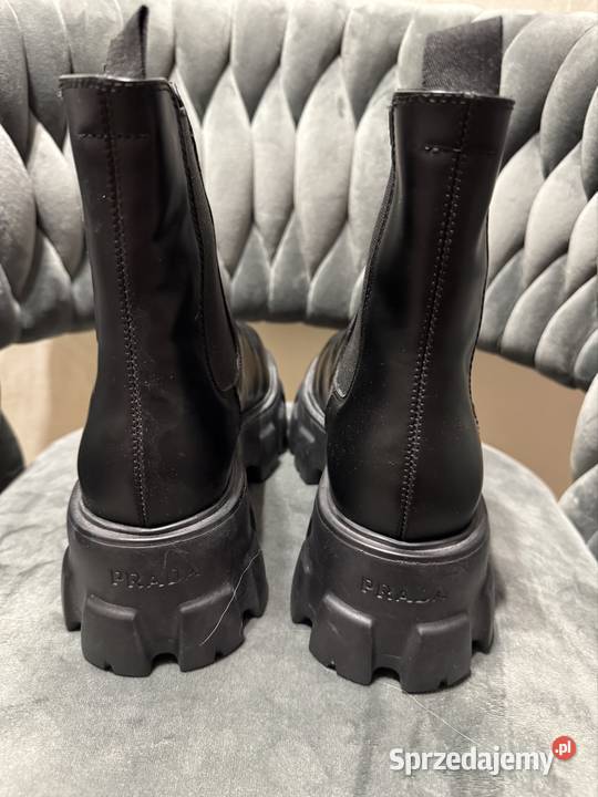Botki Prada slóra naturalna lekkie i wygodne r39 inna Kozaki mazowieckie