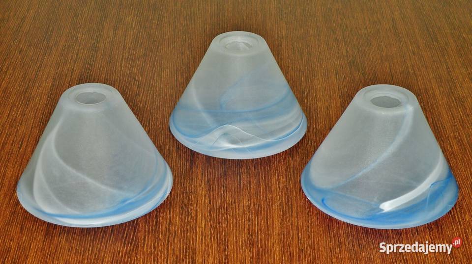 3 klosze szklane masywne  16 x 105 E14 Abażury i klosze Bydgoszcz