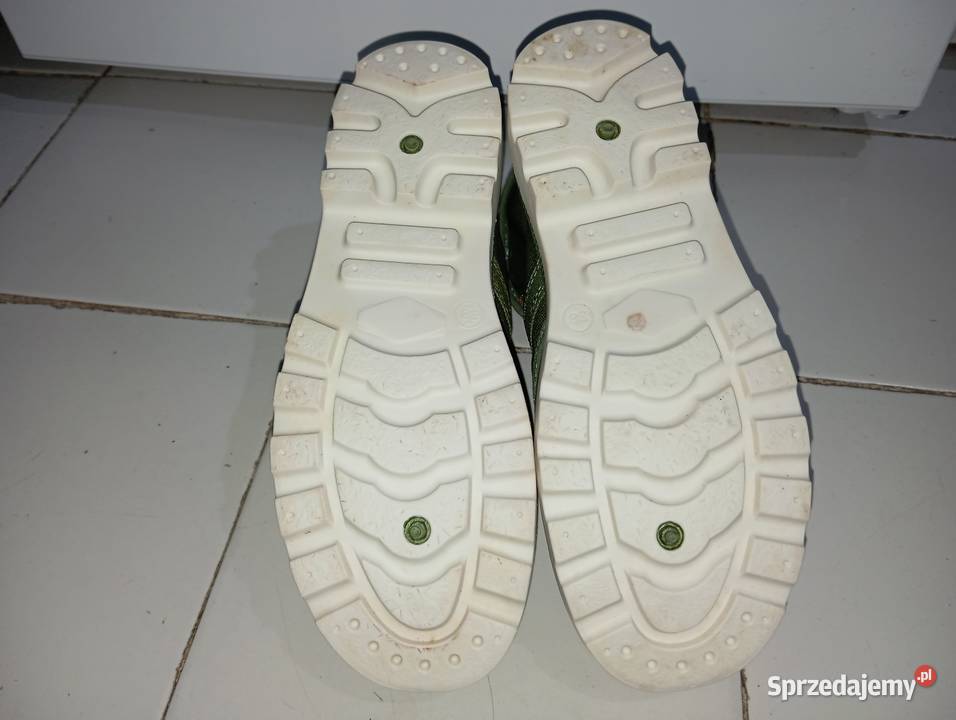 ZIELONE Buty TRAPERY 37 Nowe Półbuty Warszawa