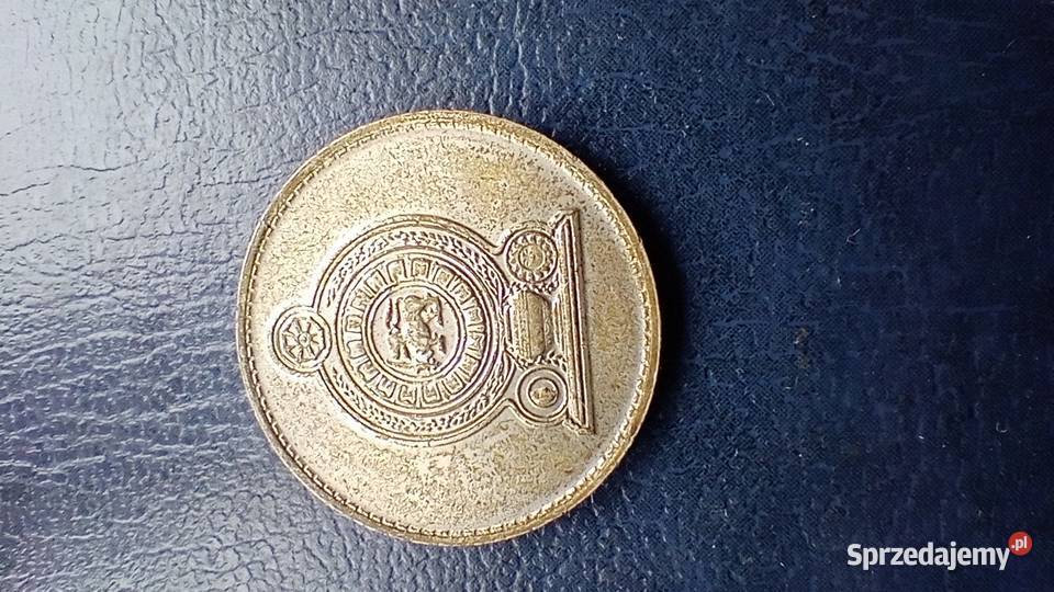 Stare monety 5 rupi 1986 i 1 rupia 1975 Sri Antyki, Sztuka, Kolekcje Lesko sprzedam