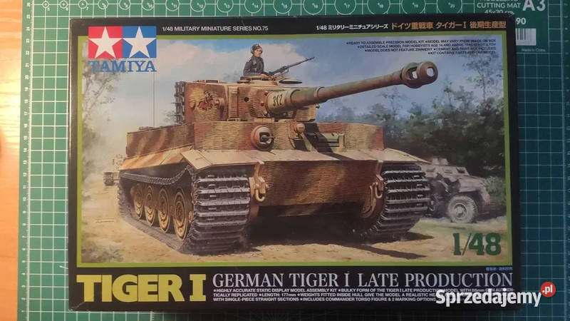 Model czołgu Tamiya 148 PzKpfwVI Tiger I późna Gdańsk