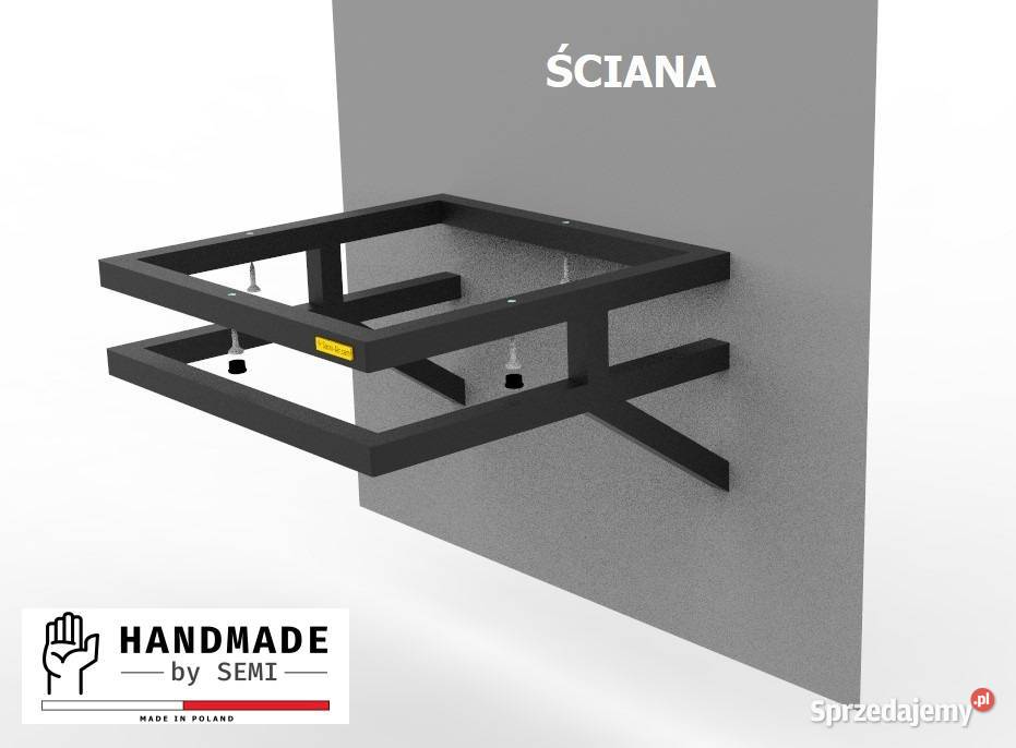 Konsola pod umywalkę Stelaż podtynkowy reling Jeżowe