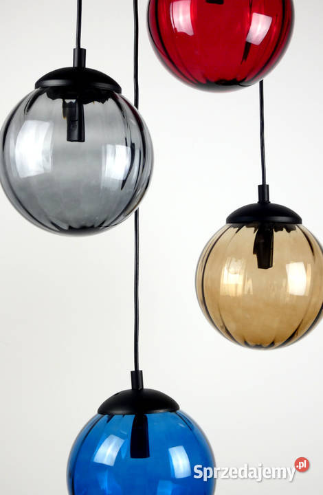 Szklana lampa wisząca arbuz VATTENSTA