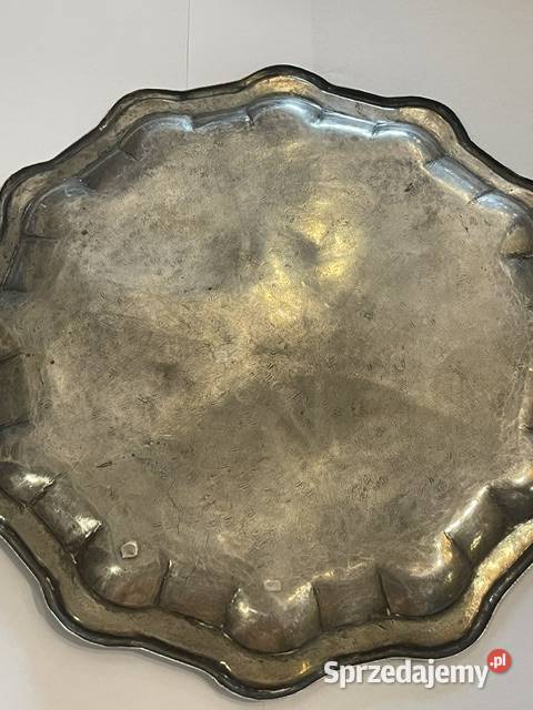 Antyczna patera srebrna XIX w Wiedeń Kraków