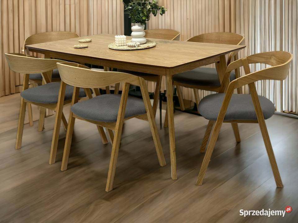 Krzesło z podłokietnikiem drewniane dębowe Malbork sprzedam