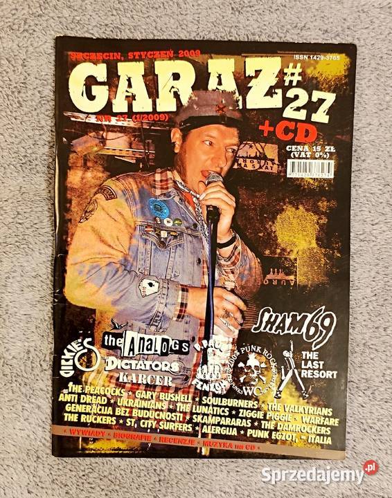 Garaż 27 12009 Fanzine punk oi hc reggae ska Rybnik sprzedam