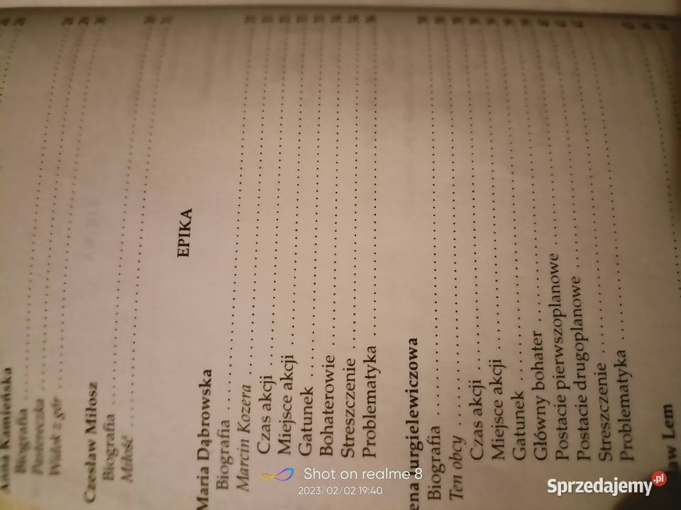Język polski unikat okazy analizy literatury Rok wydania 1997