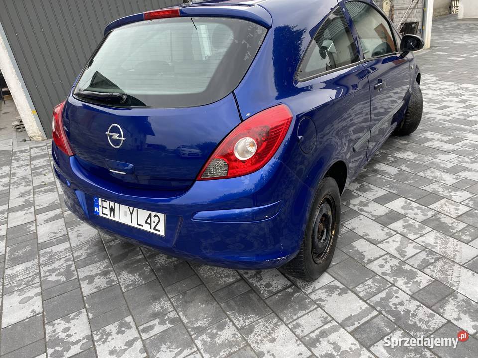 Opel Corsa D uszkodzona manualna łódzkie Wieluń sprzedam