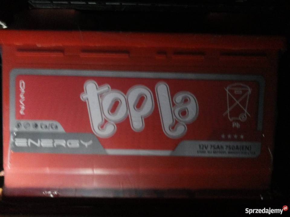 Akumulator TOPLA ENERGY 75AH BorownoRadomsko śląskie sprzedam