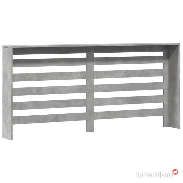 Osłona na grzejnik szarość betonu 175x20x82 sprzedam