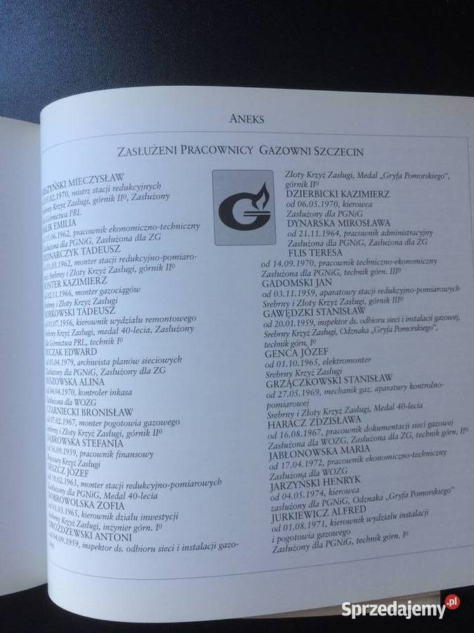344 Pół Wieku Zakładu Gazowniczego Szczecin sprzedam