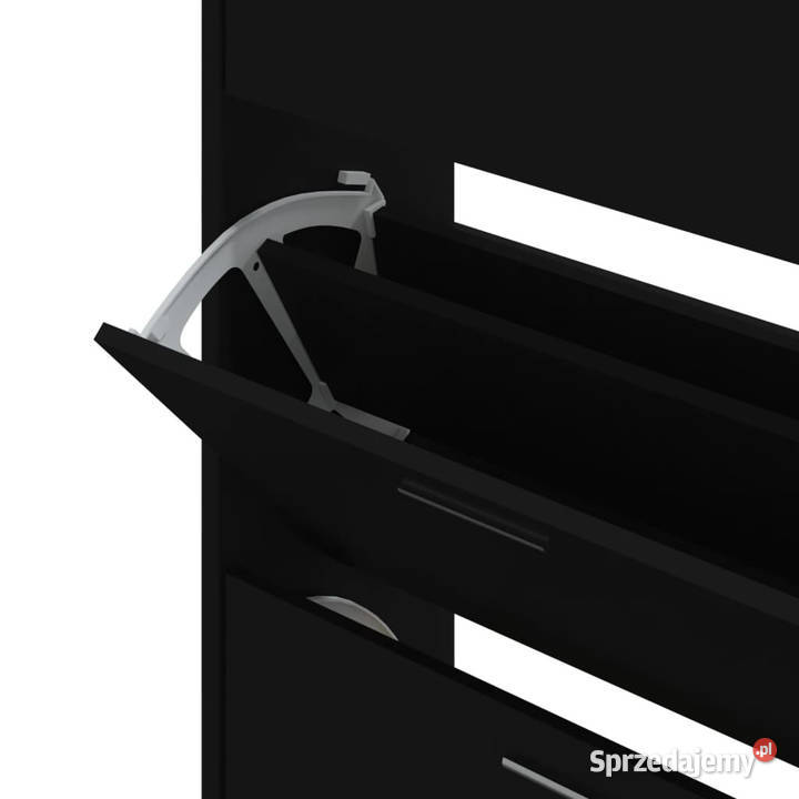 Szafka na buty czarna 63x24x103 materiał mazowieckie Warszawa