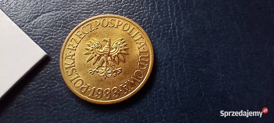 Stare monety 5 złotych 1983 PRL Polska cudo Lesko