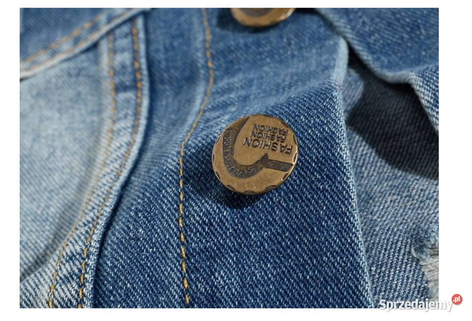 Bezrękawnik kamizelka katana jeansowa USA śląskie