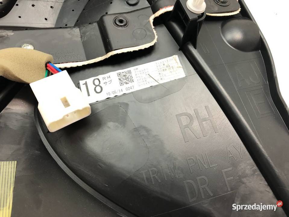 SUBARU OUTBACK IV 4 2010R BOCZEK TAPICERKA DRZWI Tapicerki samochodowe Skarżysko-Kamienna