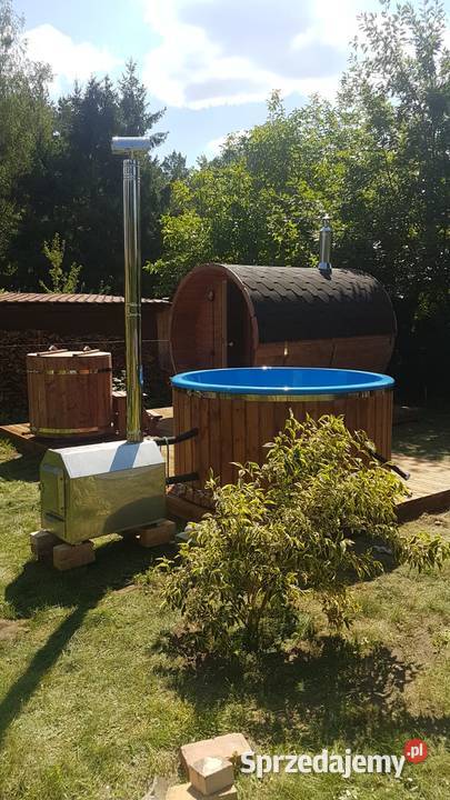 Gorąca Beczka Kąpielowa Balia Ogrodowa Sauna Ostróda