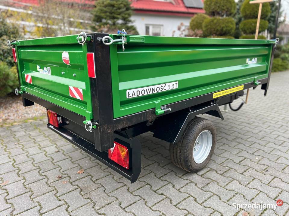 Przyczepka Dwuosiowa 25 T z Wywrotem do Mini nieuszkodzony mazowieckie Ostrołęka