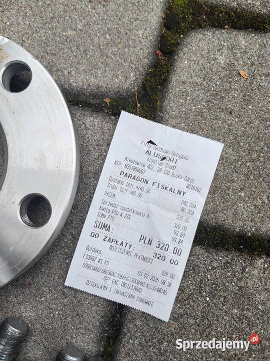 Śruby do kół M14x150 kula 55mm dystanse 10mm Warszawa