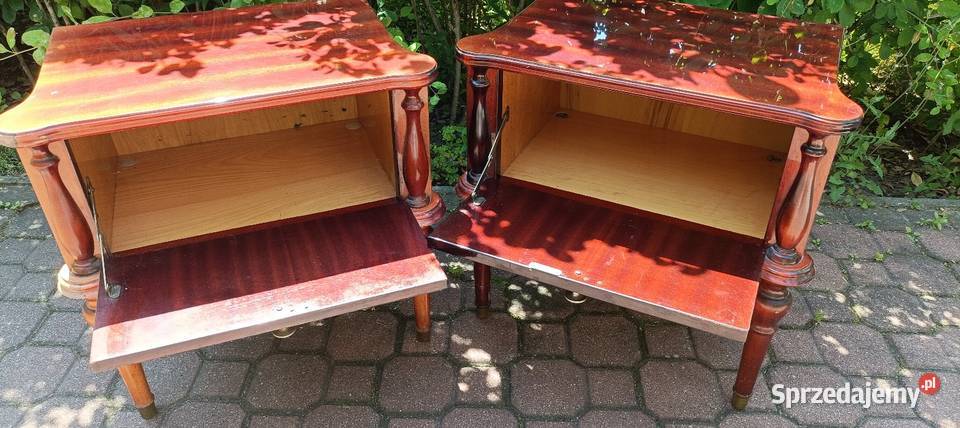 Piękne szafki nocne Vintage PRL Ludwikowskie Warszawa
