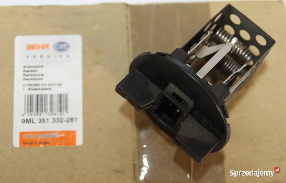 OPORNIK DMUCHAWY BEHR C4 307 9ML351332281 Wiązowna